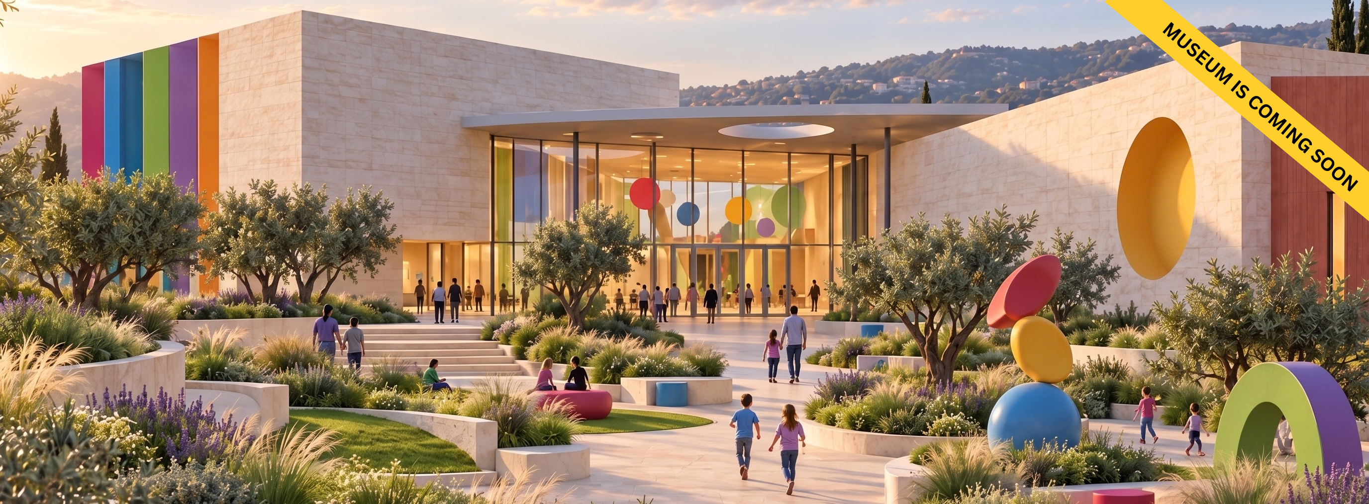 A rendering of the future Children's Museum of the Galilee campus